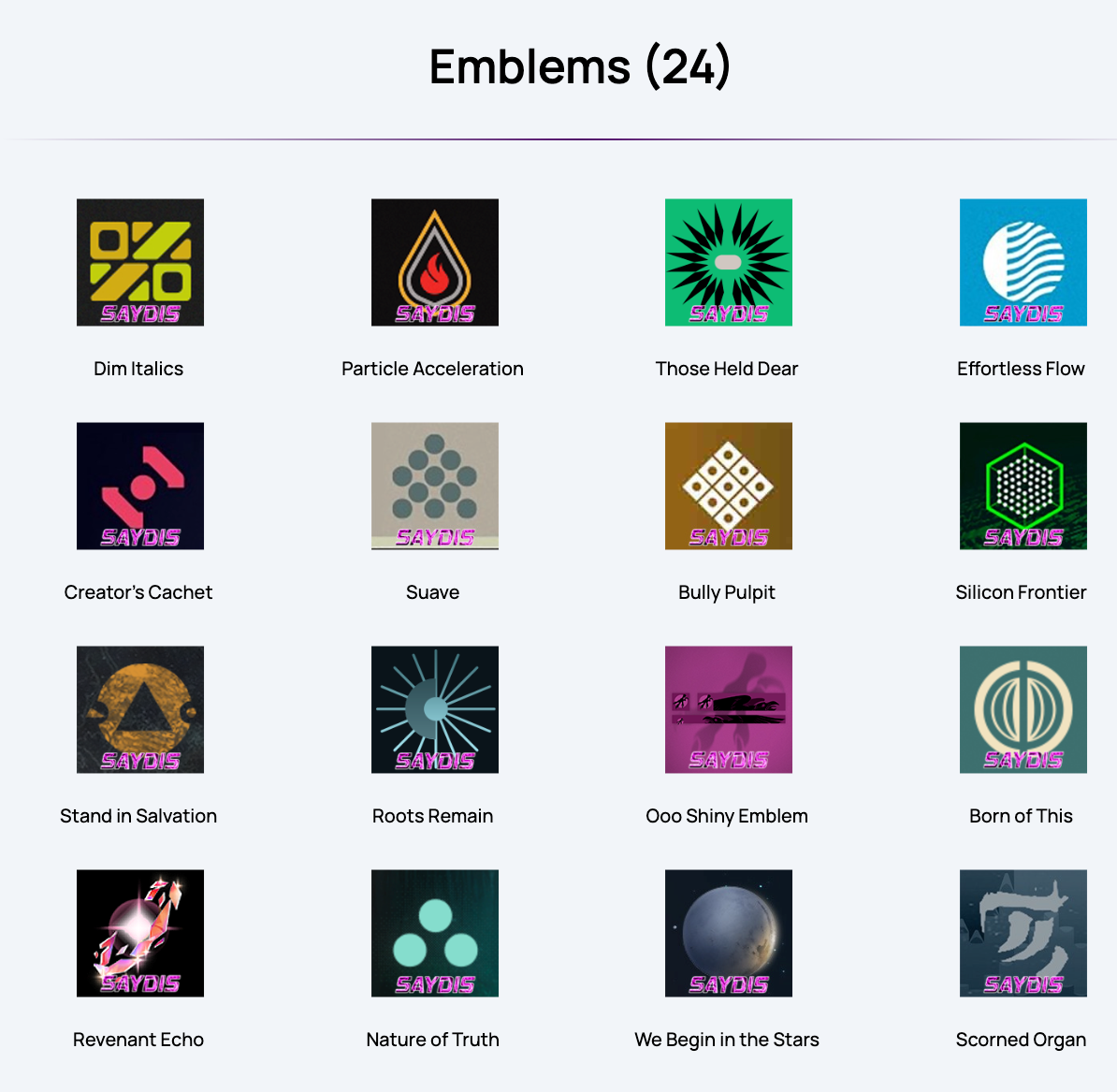 All Possible Emblems 27/27 | Twitch Drops | Global | All Platforms