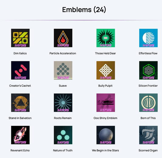 All Possible Emblems 27/27 | Twitch Drops | Global | All Platforms